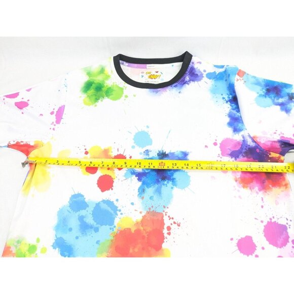 Oh Snap! Drill Clothing "Paint Splatter" White Shirt Size XL‎ T-Shirt mens - Picture 4 of 8